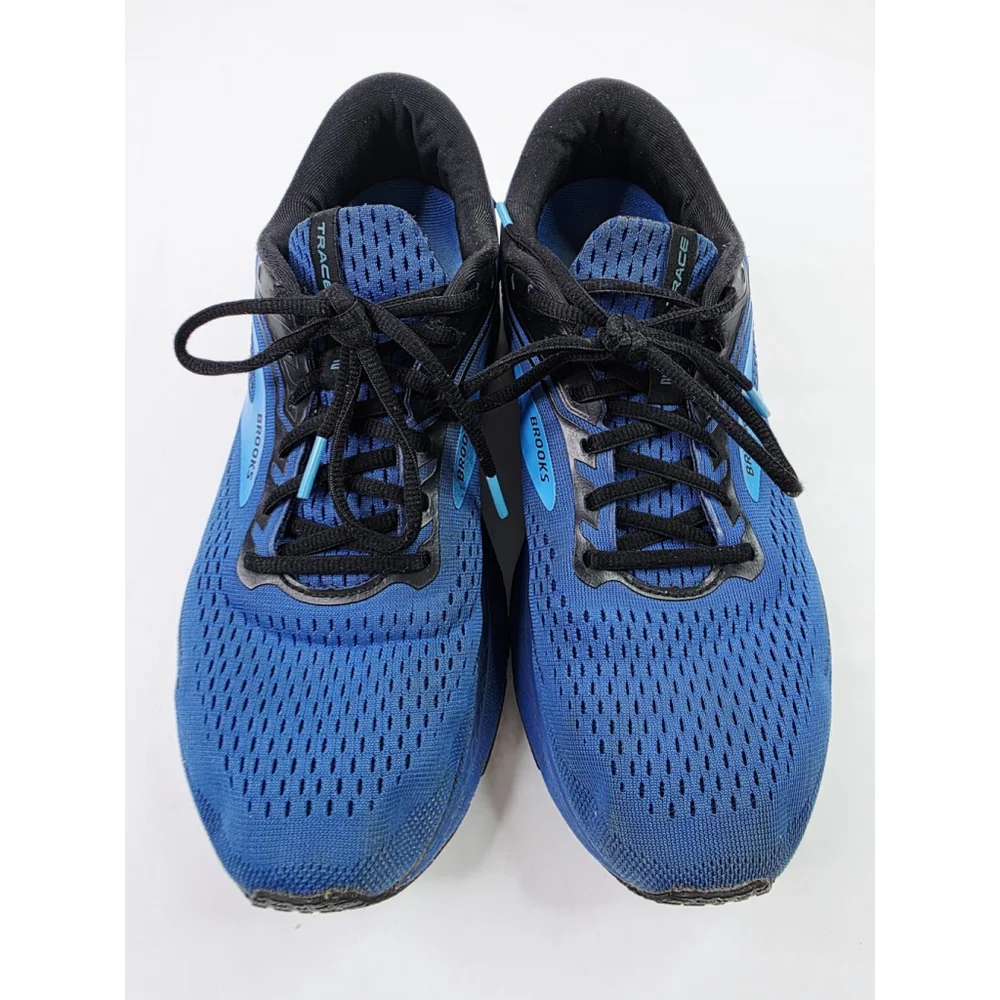 Brooks Trace 2 Shoes Blue Sneaker Running Gym Walking 1103881D471 Men's 9.5